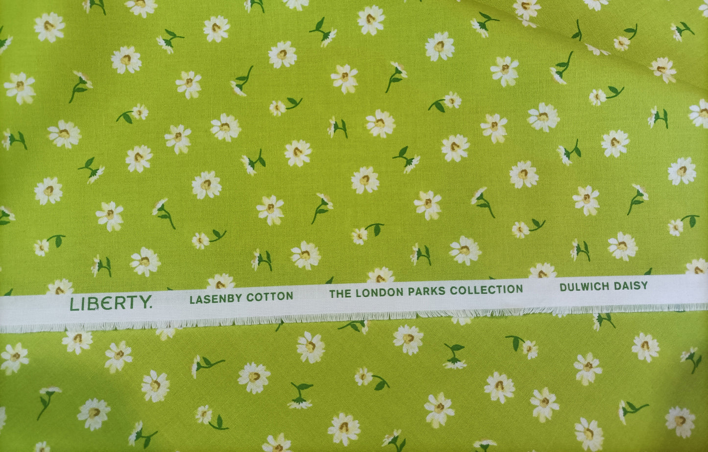 Cotton Fabric - Green Dulwich Daisy London Parks - Liberty Fabrics