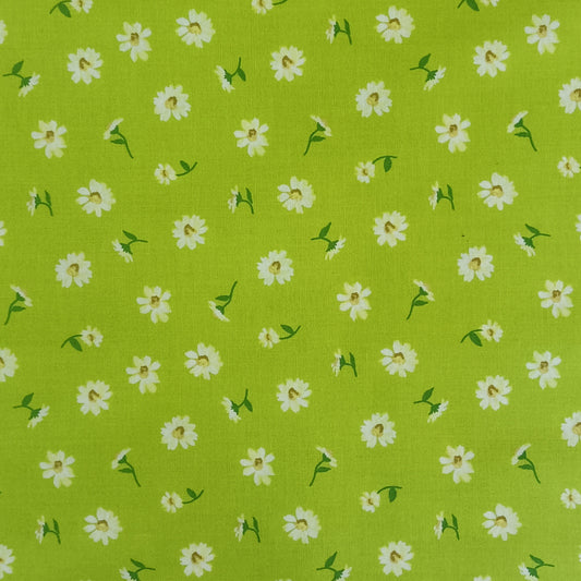 Cotton Fabric - Green Dulwich Daisy London Parks - Liberty Fabrics