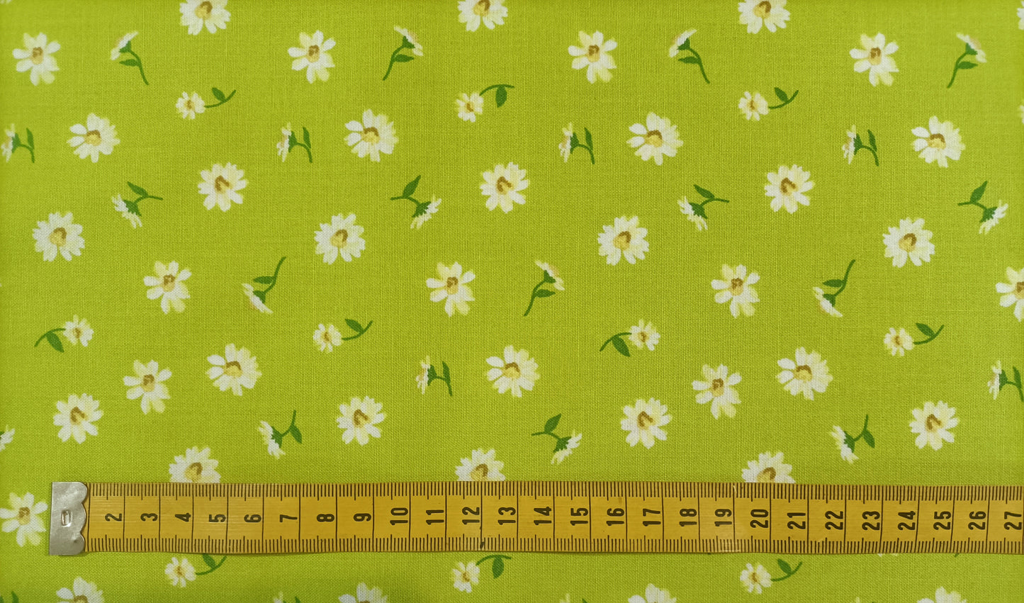 Cotton Fabric - Green Dulwich Daisy London Parks - Liberty Fabrics