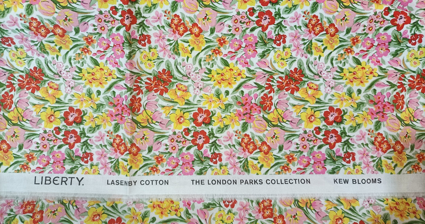 Fat Quarter - Kew Blooms London Parks - Liberty Fabrics - Cotton Fabric