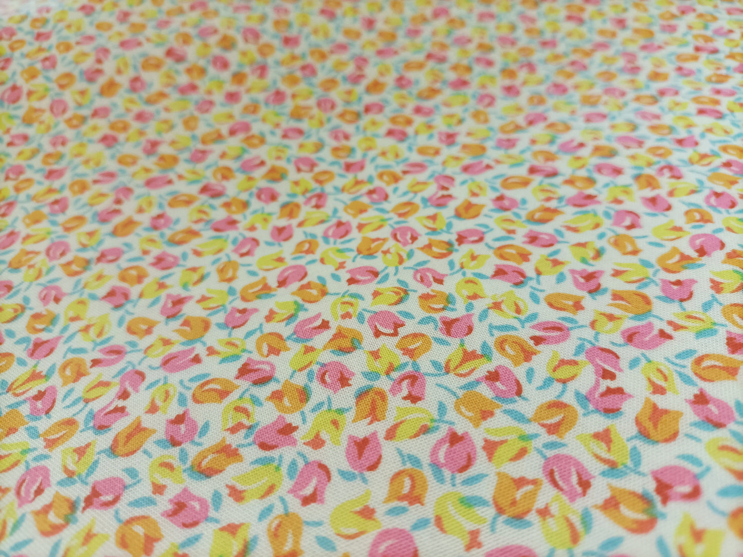 Cotton Fabric - Tiny Tulips London Parks - Liberty Fabrics