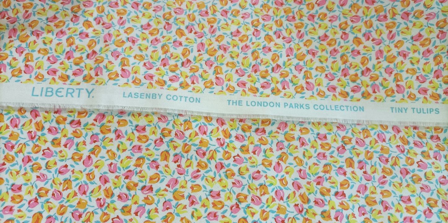 Cotton Fabric - Tiny Tulips London Parks - Liberty Fabrics