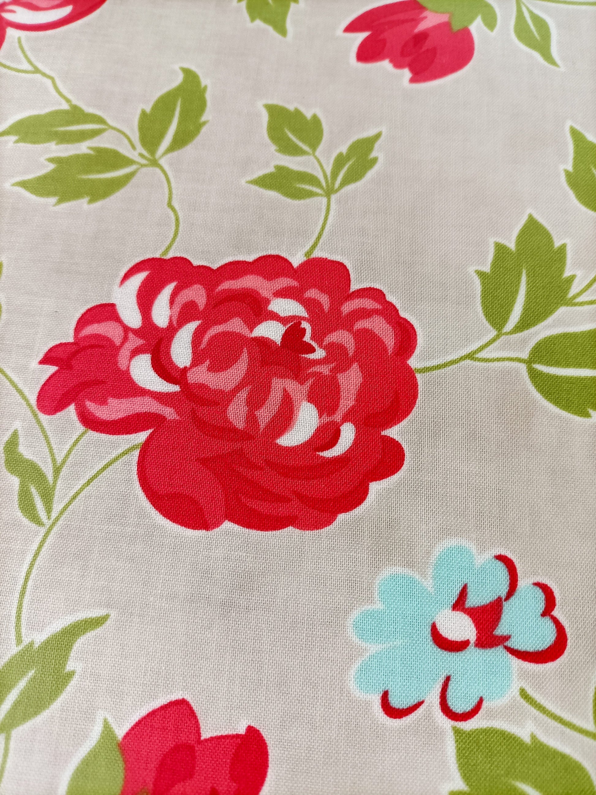 Marmalade roses laminated cotton