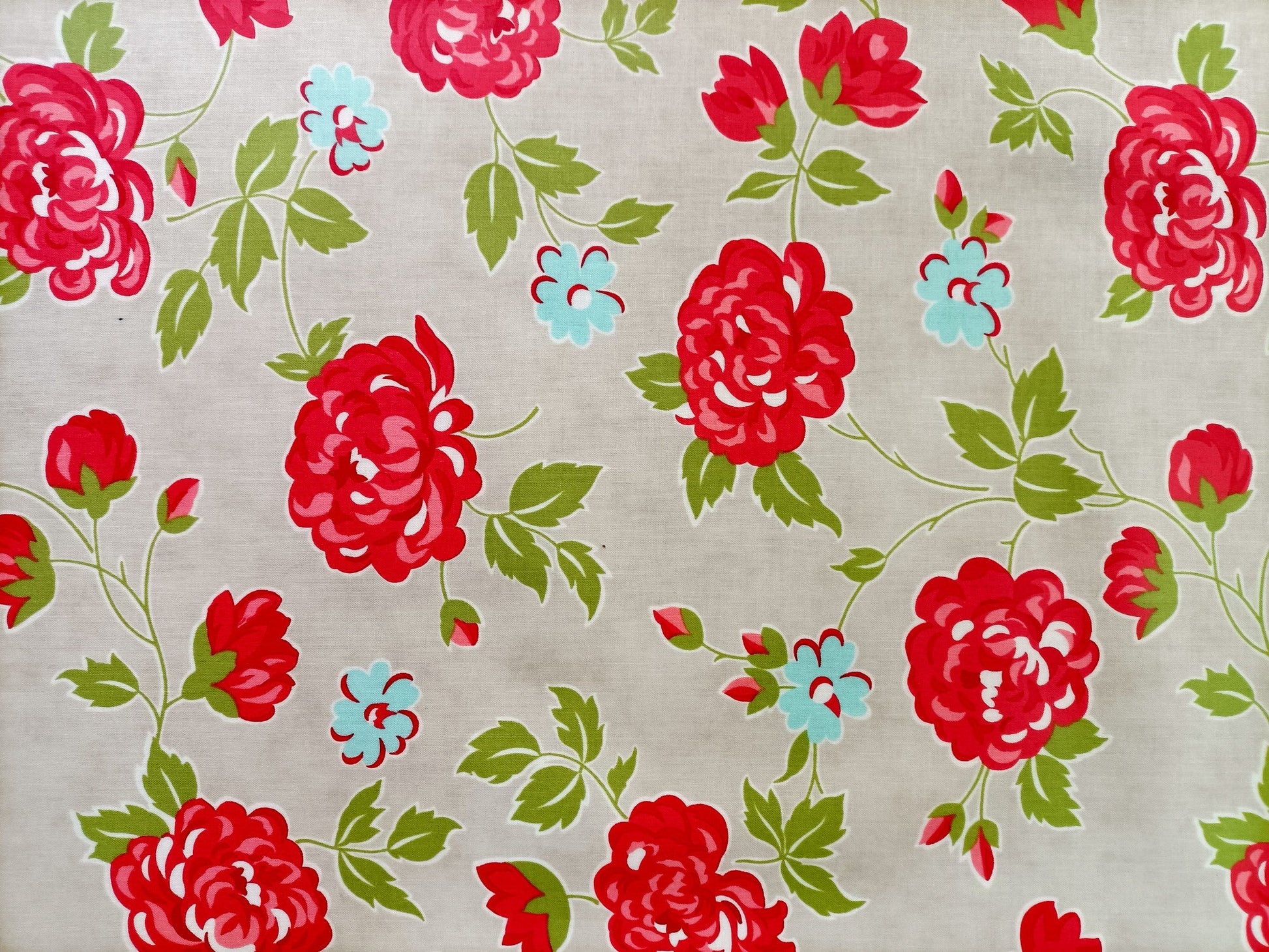 Marmalade roses laminated cotton