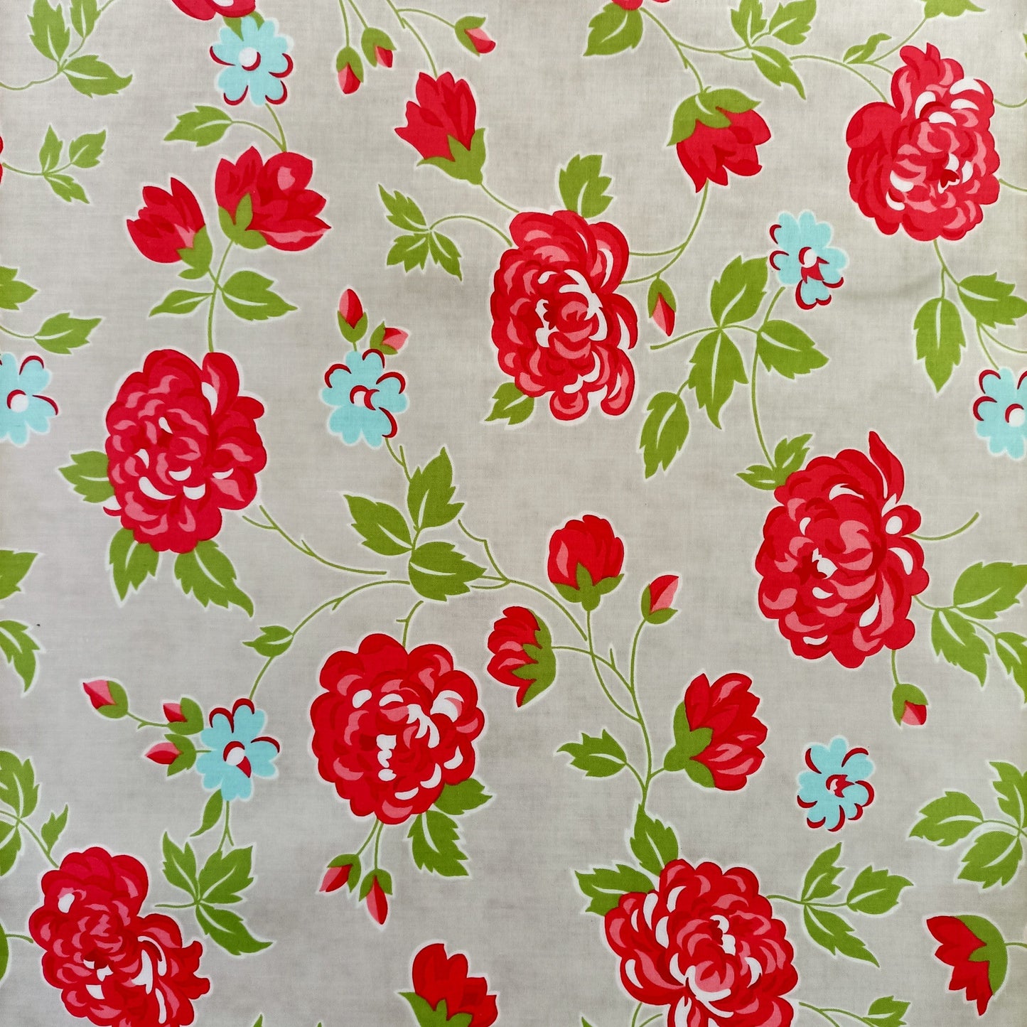 Marmalade roses laminated cotton