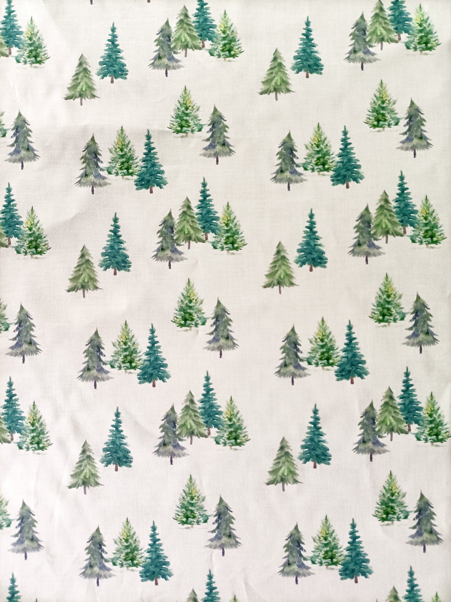 Christmas trees, Cotton linen weave