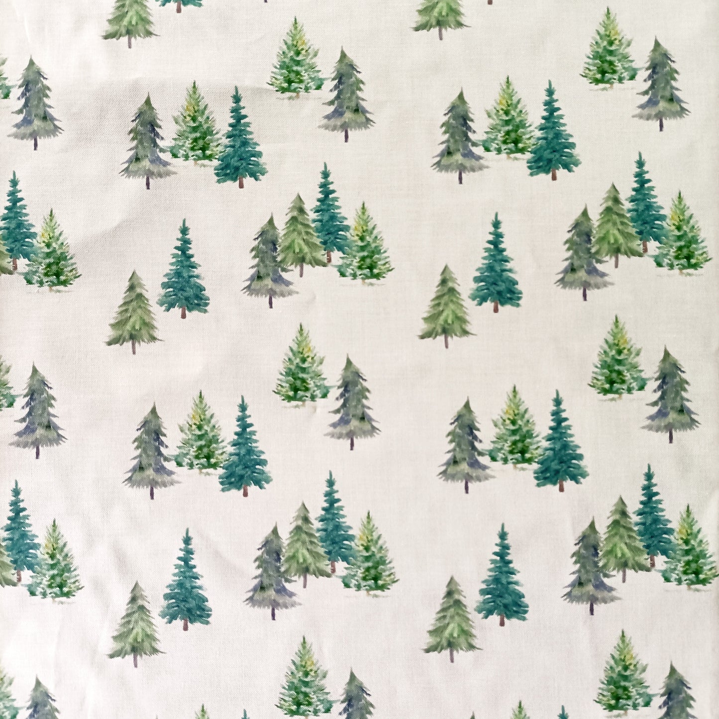 Christmas trees, Cotton linen weave